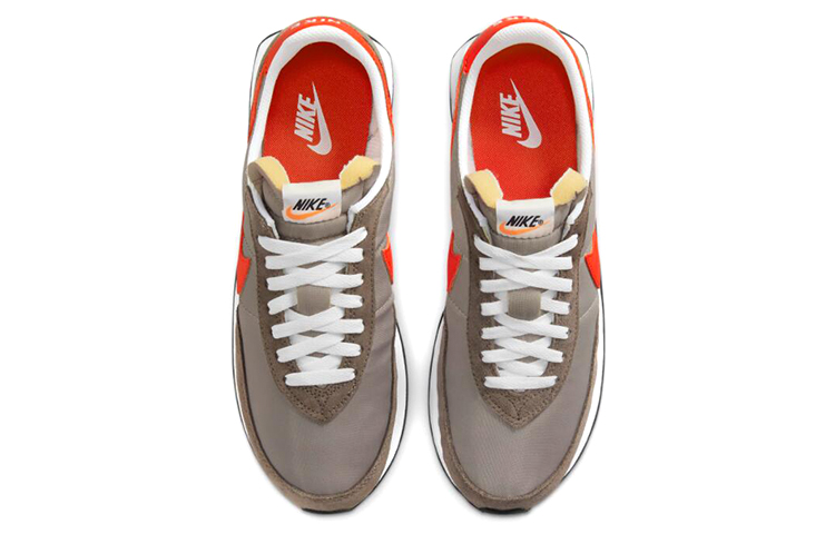 Мужские кроссовки Nike Waffle Trainer 2 (коричнево-красный) — фото 4