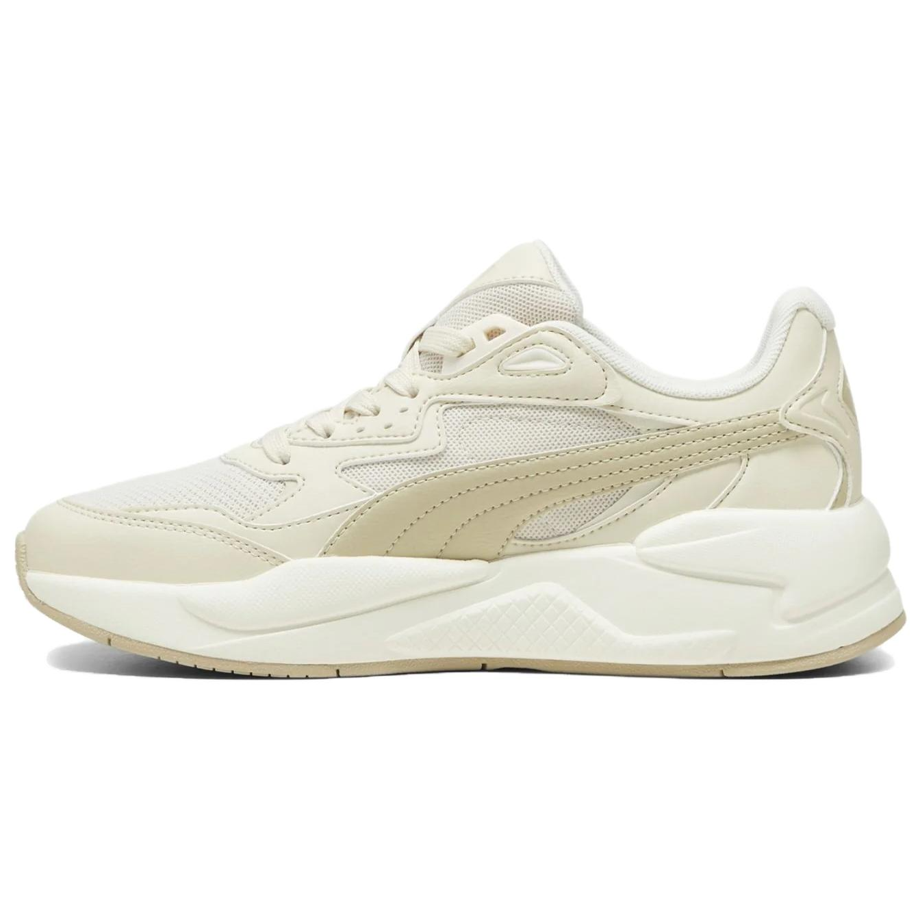 PUMA X Ray Speed Abrasion Resistant Low top Casual Shoes Women's Ecru