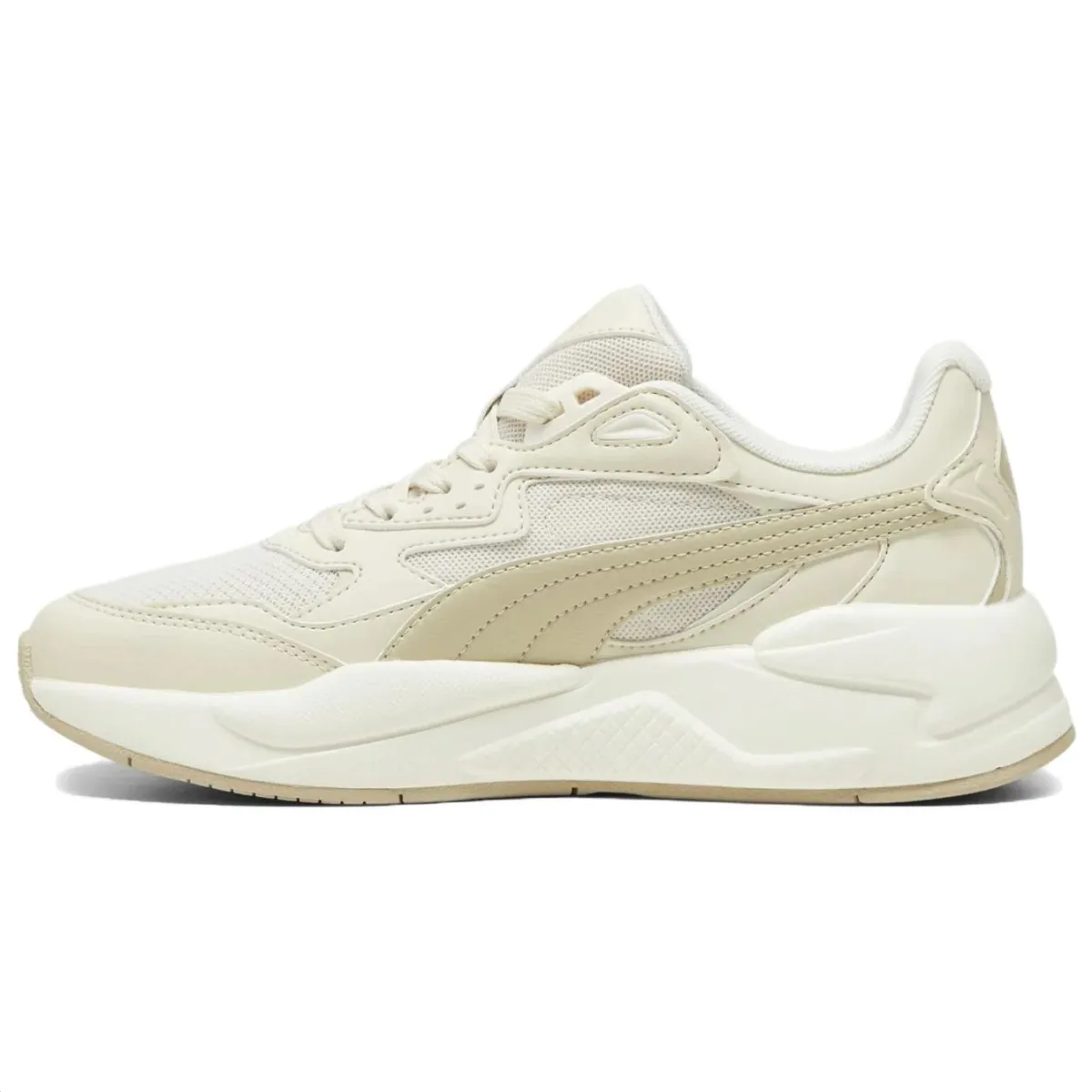 PUMA X Ray Speed Abrasion Resistant Abrasion Resistant Low top Casual Shoes Women's Ecru