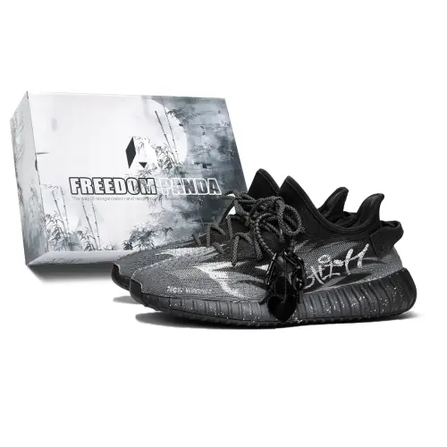 Adidas Originals Yeezy Boost 350 V2 Low top Casual Shoes Unisex Black Gray