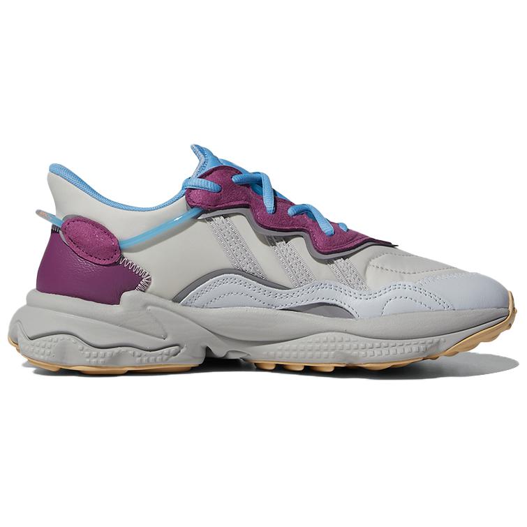 Женские кроссовки adidas originals Ozweego (серо-фиолетовый) — фото 2