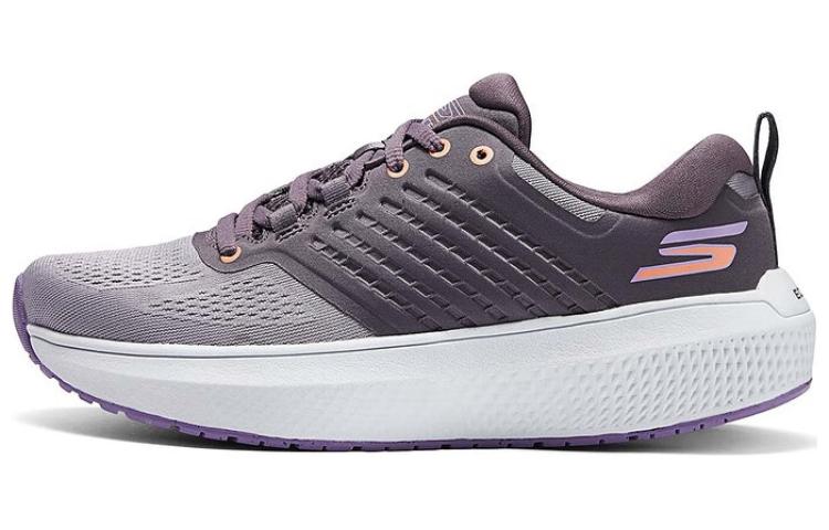 Skechers Mesh Cushioning Abrasion Resistant Breathable Low top Casual Shoes Women’s Gray Purple