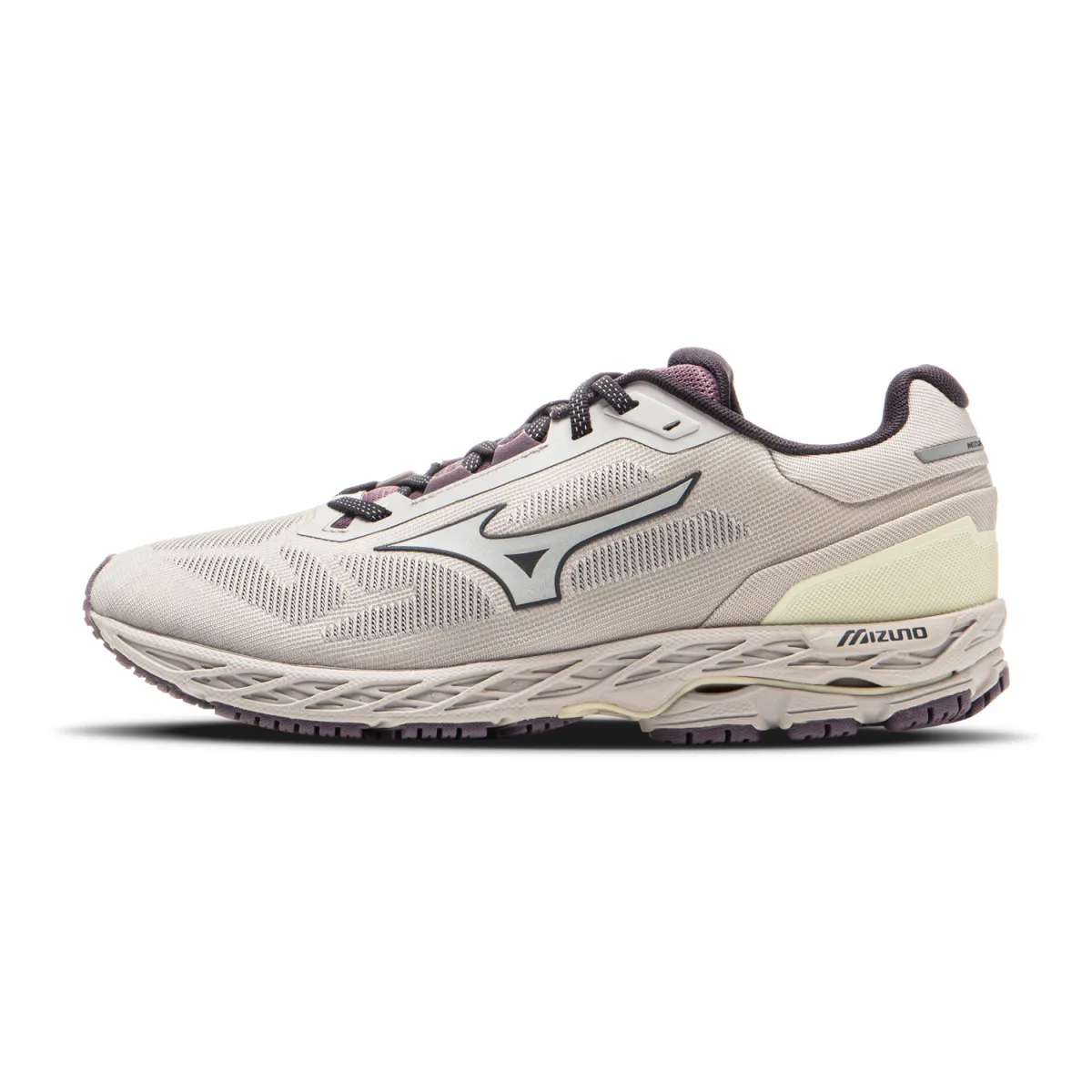 Mizuno Abrasion Resistant Breathable Support Rebound Low top Casual Shoes Unisex Gray Purple