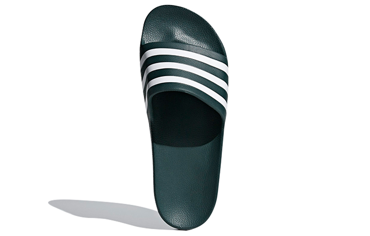 Шлепанцы adidas Adilette Aqua (зелено-белые) — фото 5