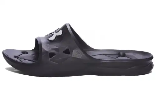 Under Armour Locker 3 Slides 'Black Silver'