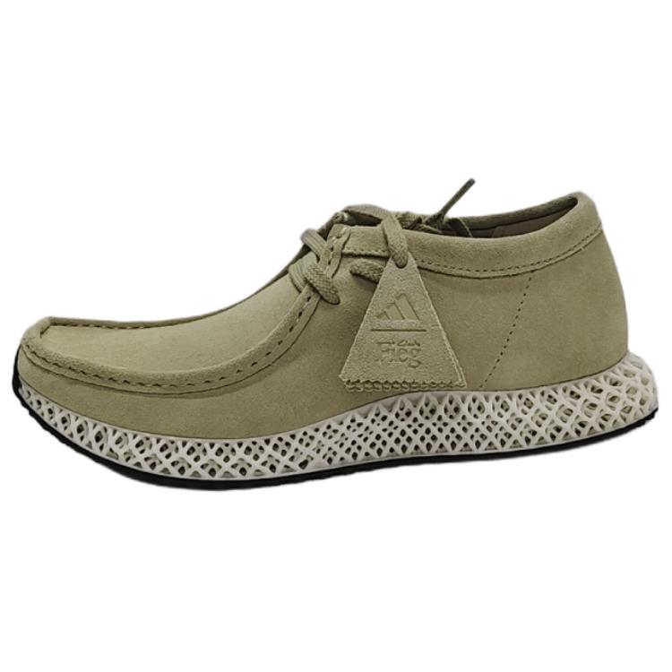 Ботинки adidas × KITH x clarks Wallabee (зеленые)