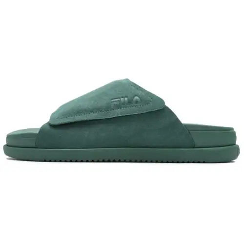 FILA Skin Friendly And Comfortable Casual Slide Slippers Men's Cool Green