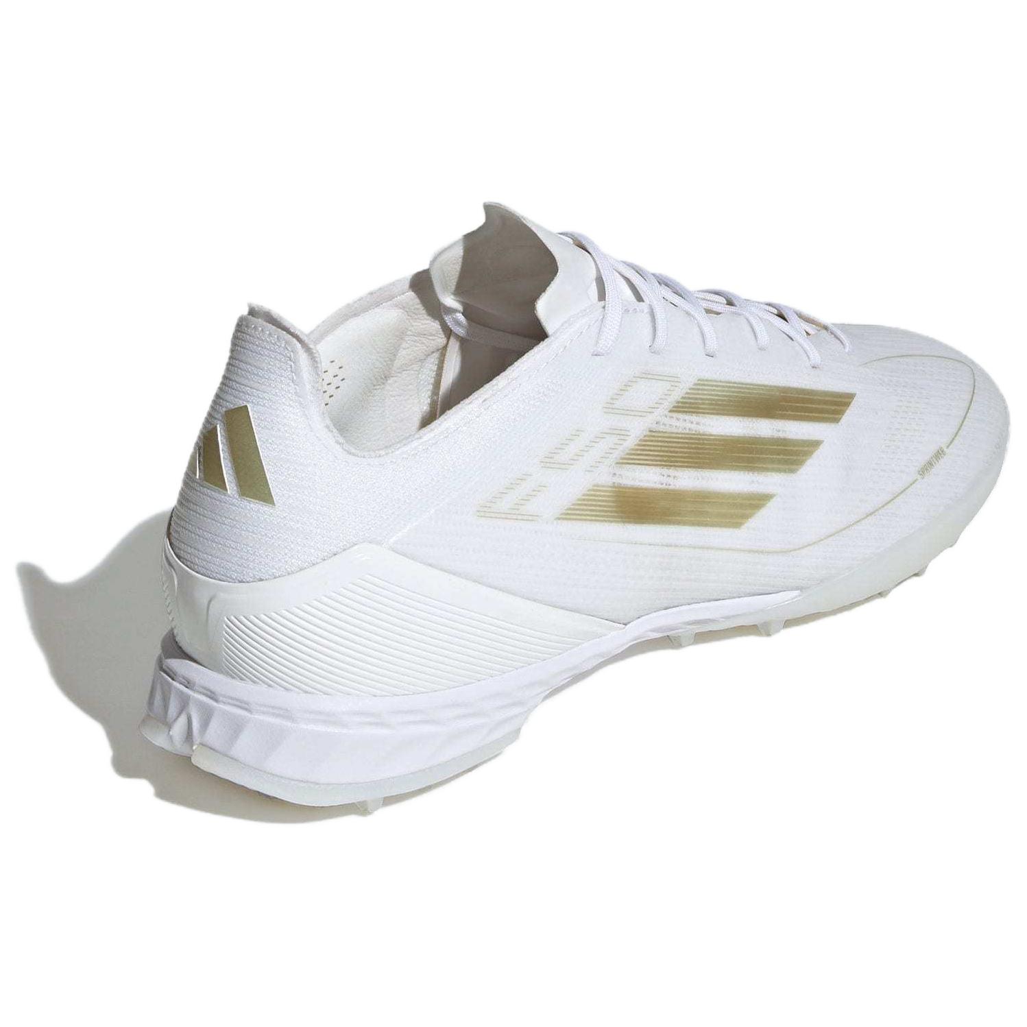 Adidas F50 PRO Comfortable And Lightweight Soccer Shoes Unisex White Gold
