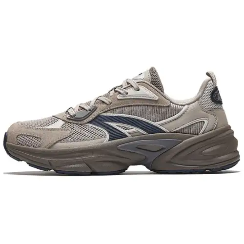 Anta AT801 Slip Resistant Abrasion Resistant Slip Resistant Abrasion Resistant Low top Casual Shoes Women's Brown Blue