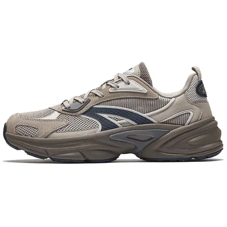 Anta AT801 Slip Resistant Abrasion Resistant Slip Resistant Abrasion Resistant Low top Casual Shoes Women's Brown Blue