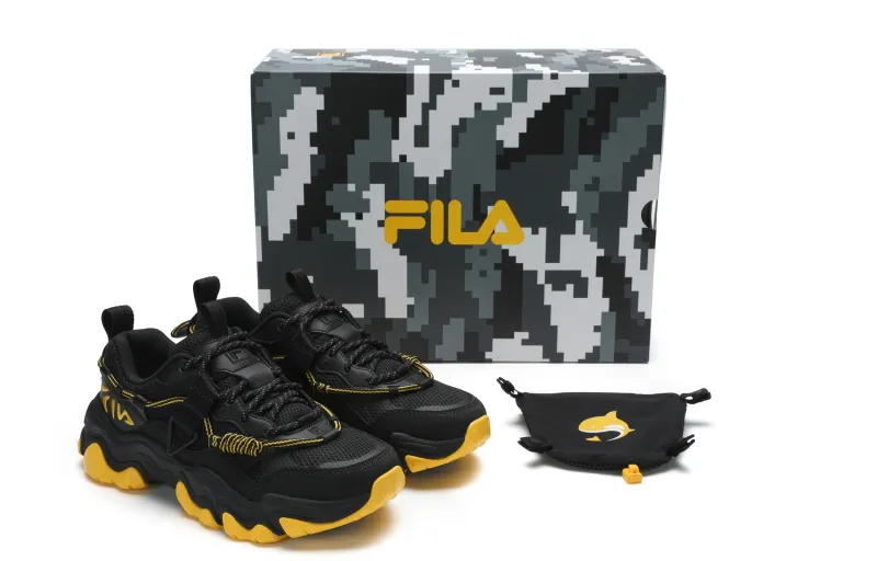 FILA FLUID 5 Low top Casual Shoes Men's Black