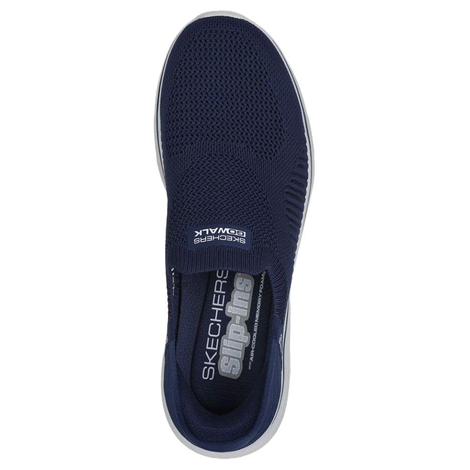 Skechers GO WALK 7 Mesh, Textile Cushioning Breathable Lightweight Low top Casual Shoes Men’s Marine Blue