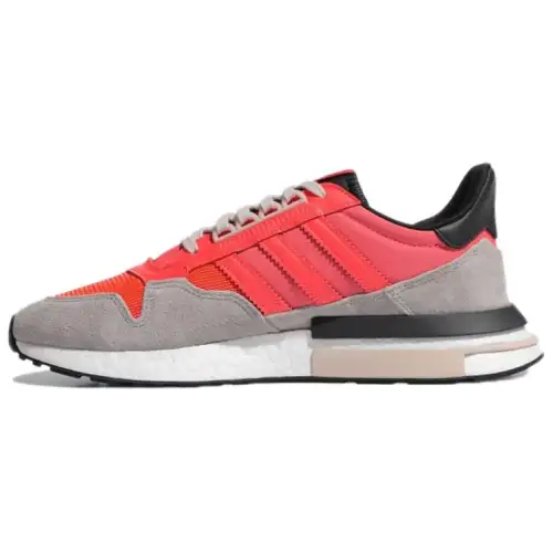 Adidas Originals ZX 500 Textile, Synthetic Leather, Split Suede Comfortable Slip Resistant Low top Casual Shoes Men's
