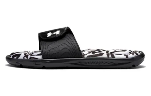 Under Armour Ignite 6 Graphic Footbed Slide 'Halo Grey Black' Women's