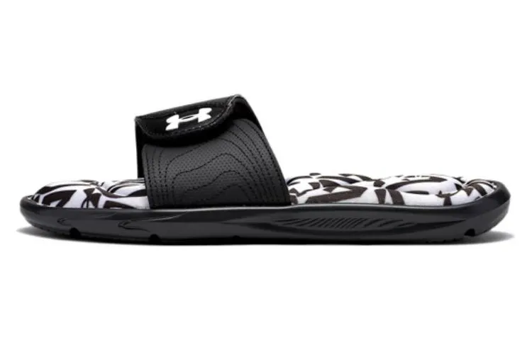 Under Armour Ignite 6 Graphic Footbed Slide 'Halo Grey Black' Women's