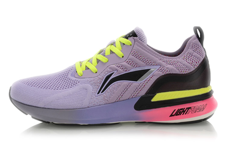 Li Ning Arashi Cushioning Low top Running Shoes Women's Soft Purple