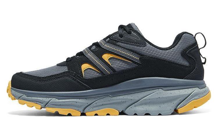 Мужские кроссовки Skechers D'LUX JOURNEY (черно-желтые)
