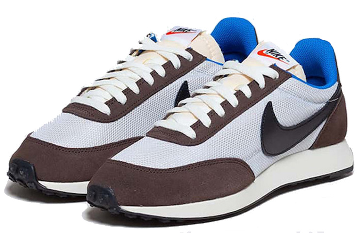 Кроссовки Nike Air Tailwind 79 Baroque Brown Pure Platinum (бело-коричневые) — Белый / коричневый — фото 2