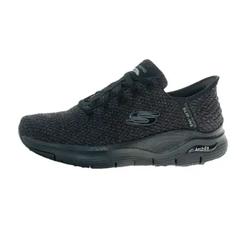 Skechers Mesh Low top Casual Shoes Men's Black