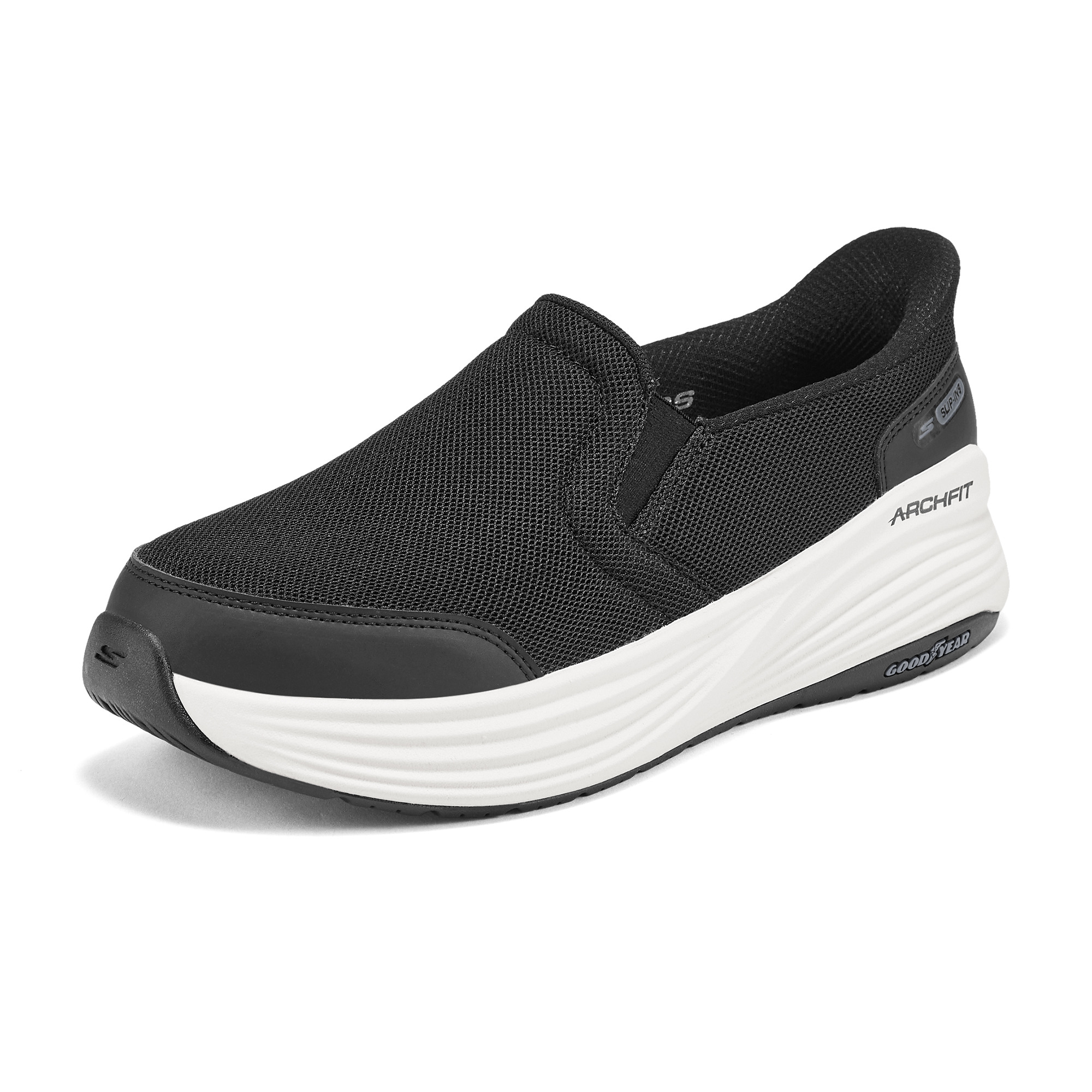 Skechers Abrasion Resistant Support Lightweight Walking Shoes Women’s Black