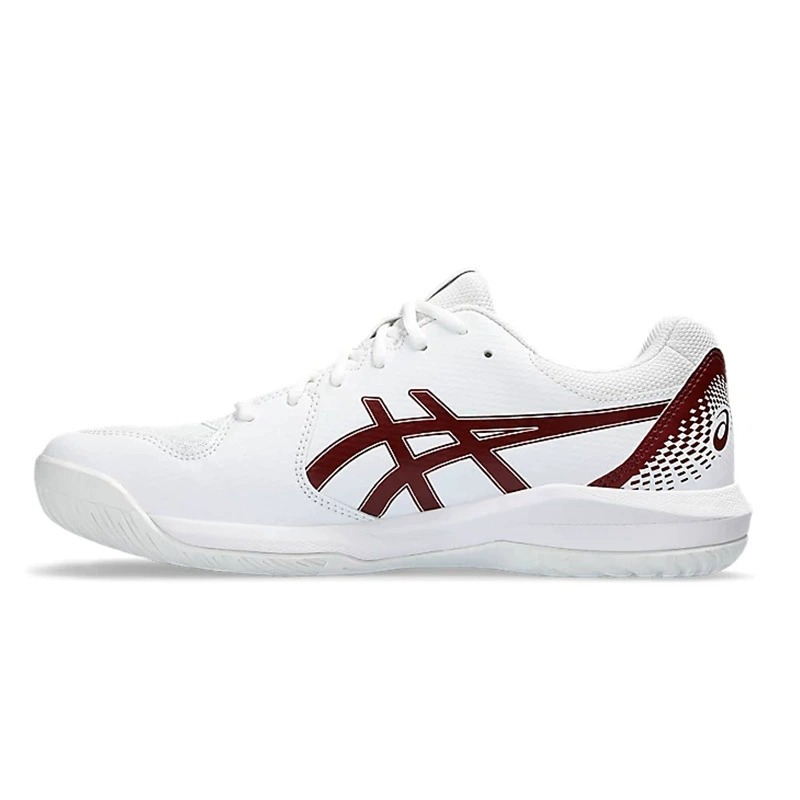 ASICS Gel Dedicate 8 Tennis Shoes 'White Antique Red'