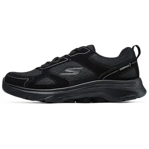 Skechers GO WALK 7 Abrasion Resistant Low top Casual Shoes Men's Black