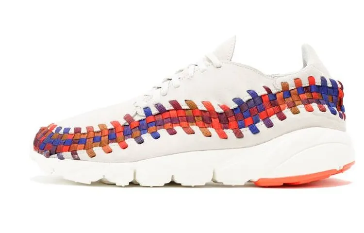 Nike Air Footscape Woven Light Bone Rainbow