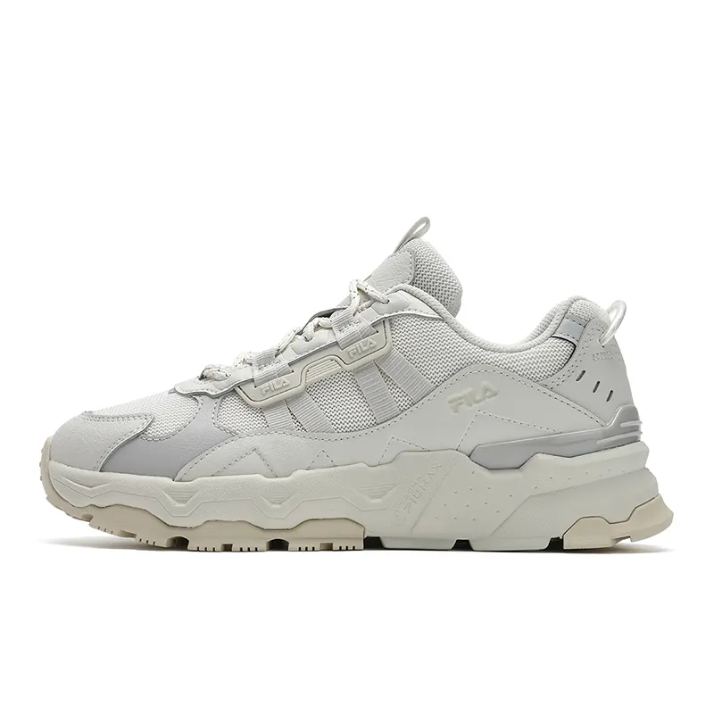 FILA Trek 1S Baby's Breath Low top Casual Shoes Women's White Gray