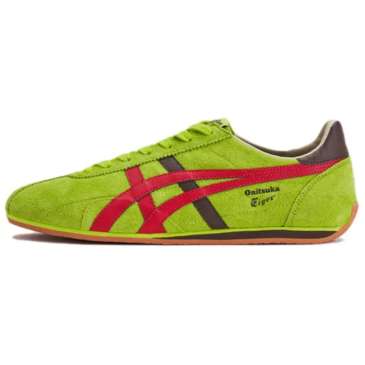 Onitsuka Tiger Runspark Retro Sports Abrasion Resistant Abrasion Resistant Low top Casual Shoes Unisex Fuchsia