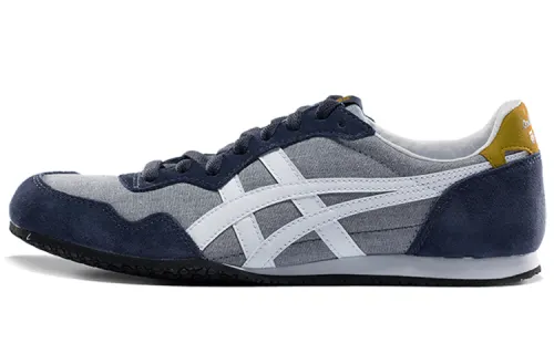 Onitsuka Tiger Serrano Lace Up Textile, Synthetic Leather Comfortable Abrasion Resistant Low top Casual Shoes Unisex