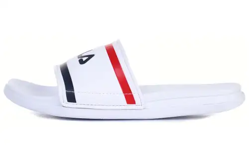 FILA Upper Sports Slipper White/Black/Red