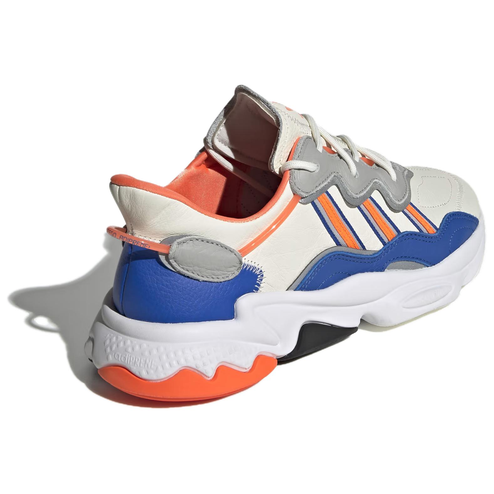 Мужские кроссовки adidas originals Ozweego (мультиколор) — Оранжевый / синий / белый — фото 4