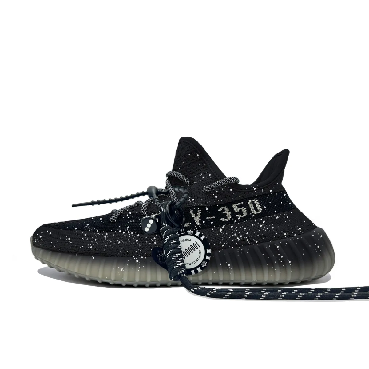 Adidas Originals Yeezy Boost 350 V2 Low top Casual Shoes Unisex Black