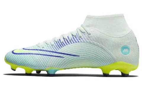 Nike Mercurial Superfly 8 MG Multi Ground FG Firm Ground Artificial Turf Soccer Shoes Unisex Yellow Green Purple