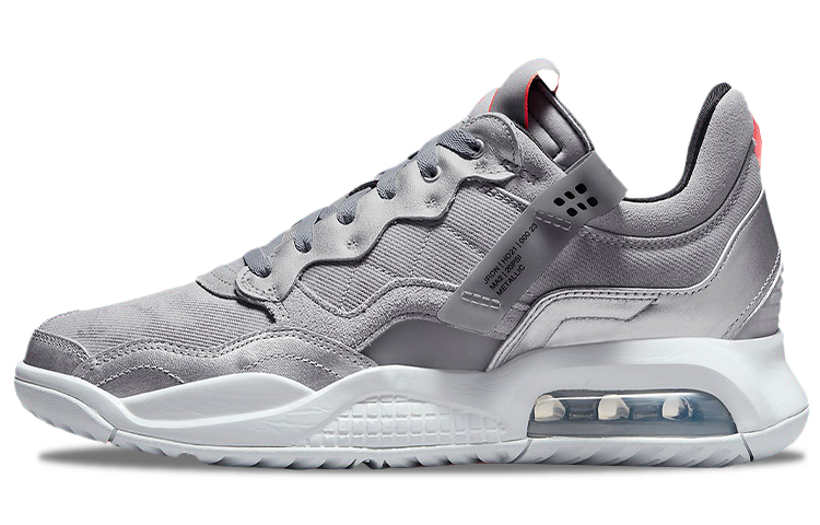 Jordan MA2 synthetic leather fabric, light and comfortable, non-slip, wear-resistant and rebound, low-cut lifestyle shoes, men's wolf gray
