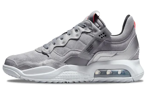 Jordan MA2 synthetic leather fabric, light and comfortable, non-slip, wear-resistant and rebound, low-cut lifestyle shoes, men's wolf gray