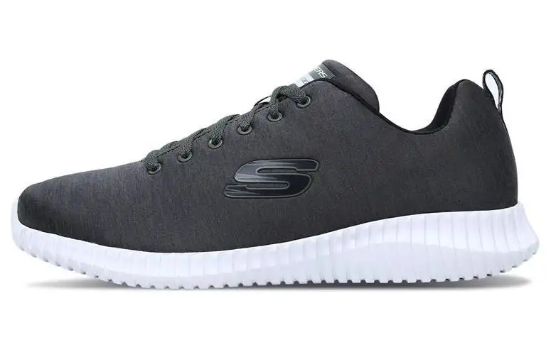 Skechers Elite Fle Wear resistant And Lightweight Low top Casual Shoes Men's Black