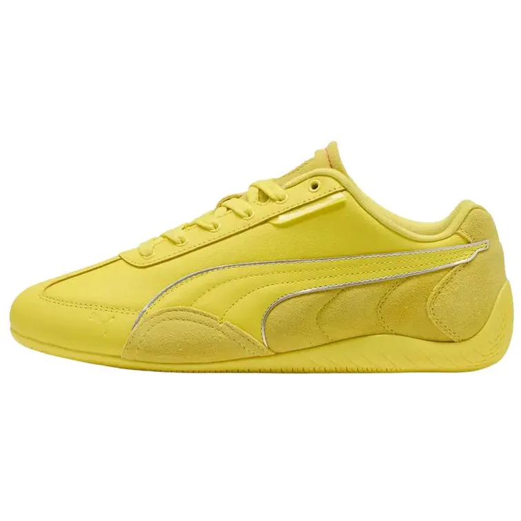SCUDERIA FERRARI x PUMA Speedcat Leather Casual Shoes Men's Yellow