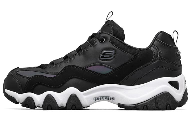 Женские кроссовки Skechers D'Lites 2.0 (черно-белый)