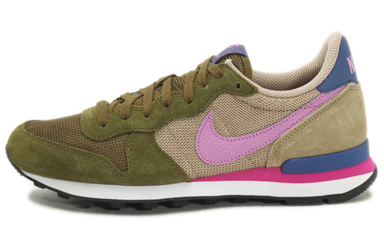 Nike Internationalist Cushioning Slip Resistant Abrasion Resistant Low top Casual Shoes Women's Olive Green