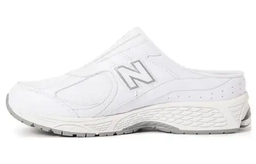 New Balance 2002R Mule Beams Bespoke White