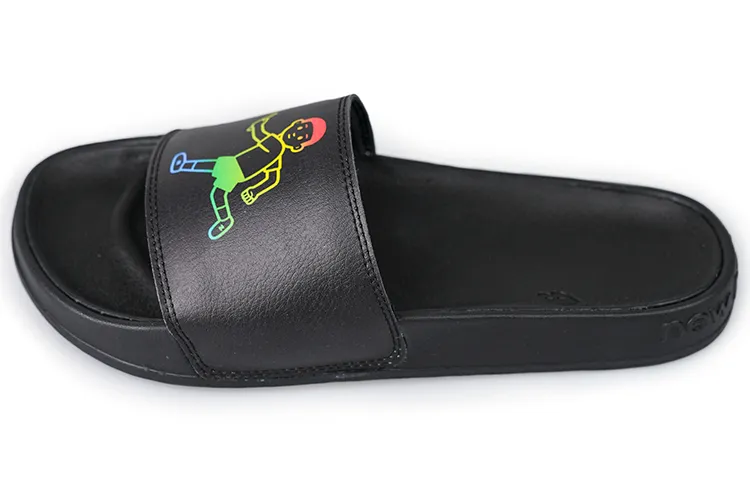 New Balance X Noritake Black Slippers