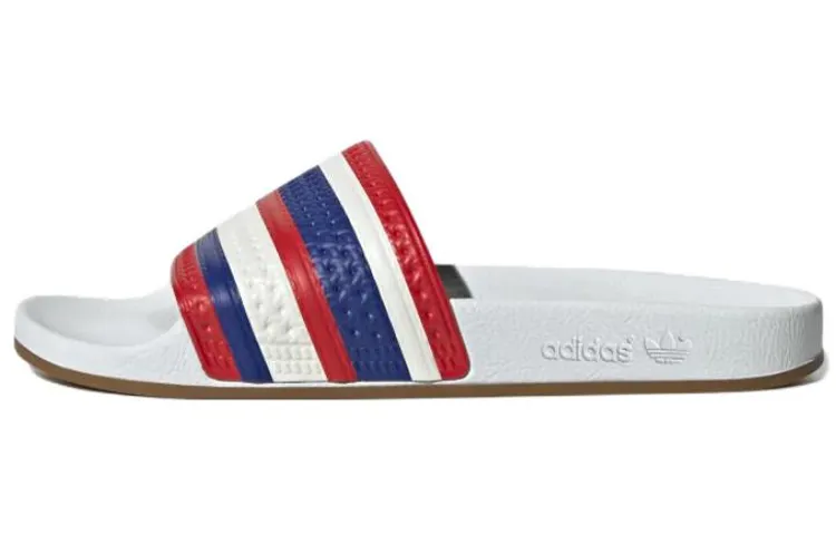 Adidas Originals Rubber Sole Running Shoes Men's Red Blue