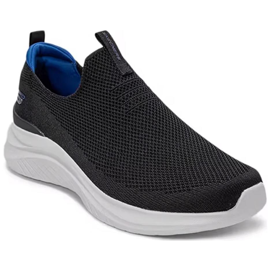 Skechers FLECTION 3.0 Classic And Versatile Low top Casual Shoes Men’s Black White