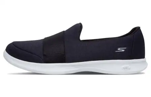 Skechers Go Step Lite Cushioning Abrasion Resistant Breathable Low top Sports Casual Shoes Women's Black