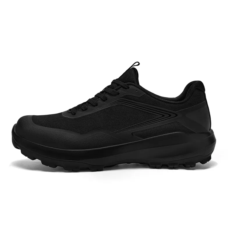 JEEP SPIRIT Black Myth Mesh Fabric Microfiber Leather Black Warrior Sports Dad Commuting Versatile Outdoor High-Looking Travel Trend Black Physical Examination Thick Bottom Anti-slip Wear-Resistant Breathable Lightweight Increased Low-top Lifestyle Casual Shoes Men's Style