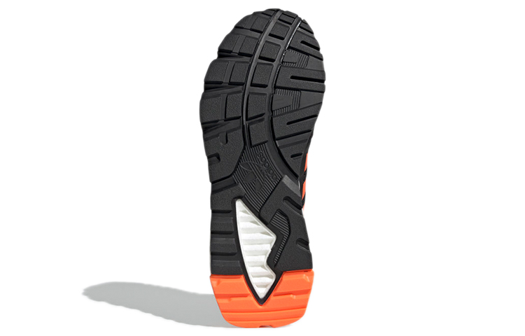 Кроссовки adidas originals ZX 1K (черно-оранжевые) — Чёрный / оранжевый — фото 6