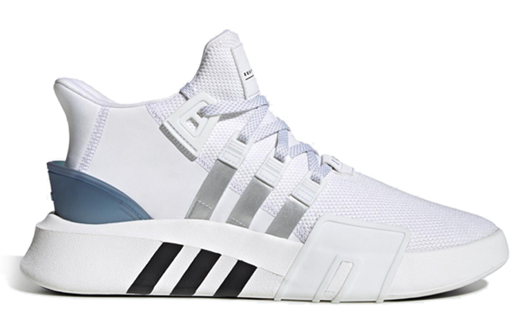 Кроссовки adidas originals Eqt Bask Adv (бело-серебристые) — Белый / серебристый — фото 2