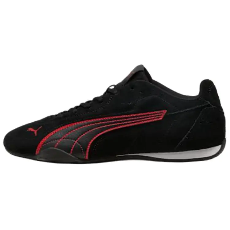 PUMA Catch Casual Shoes Unisex Black Red