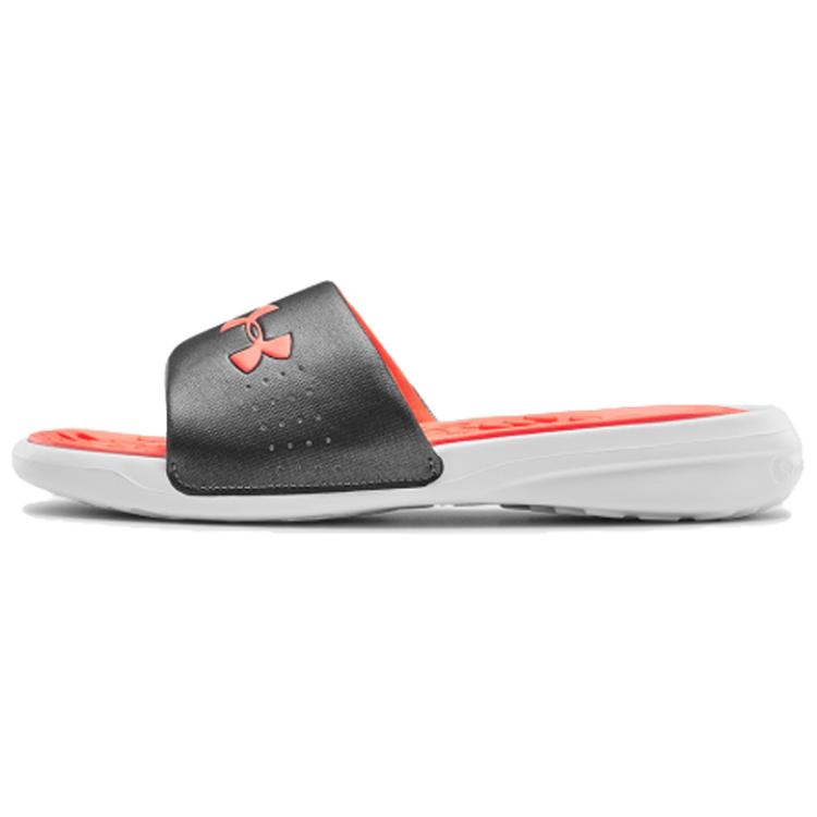 Женские шлепанцы Under Armour Playmaker Fixed Strap (оранжево-черные)